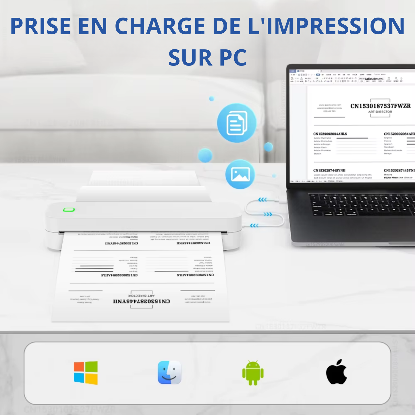 Printeo™ - Imprimante portable