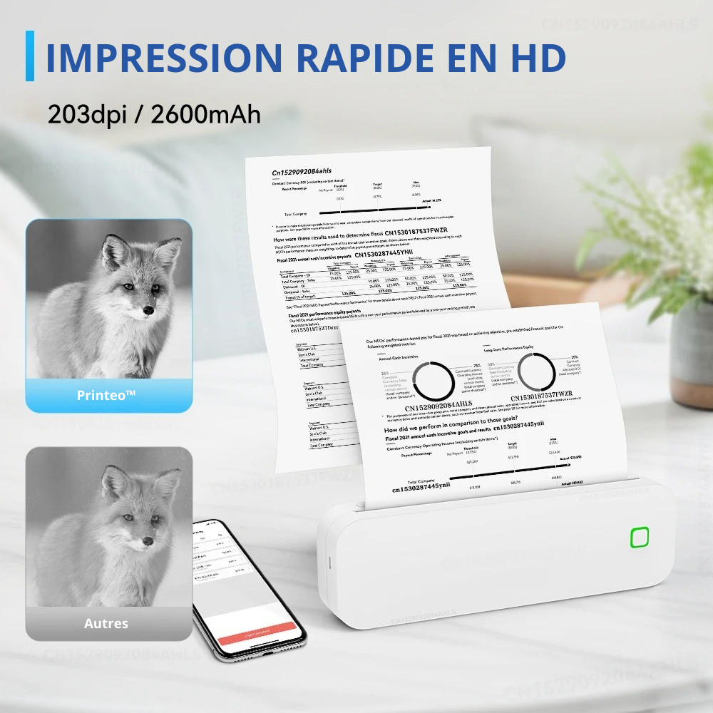 Printeo™ - Imprimante portable